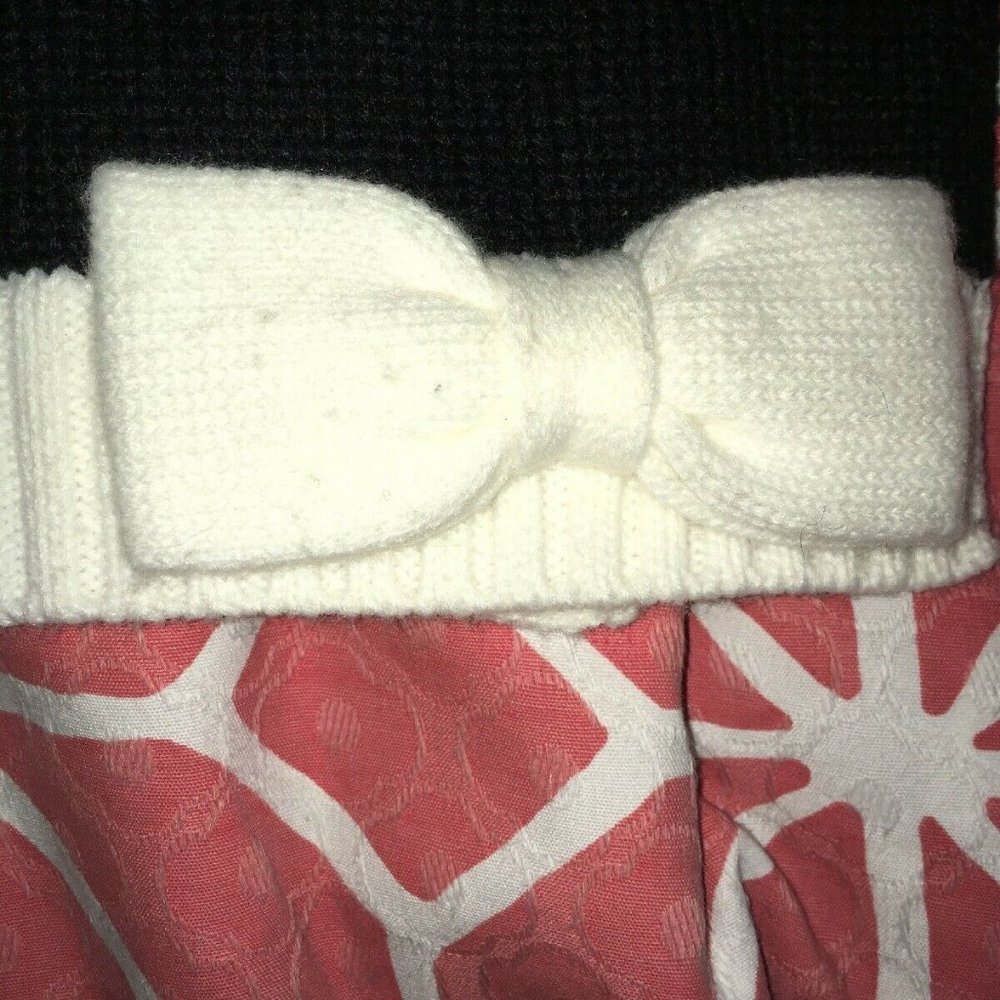 Kate Spade New York Black White Colorblock Scarf - Picture 6 of 7
